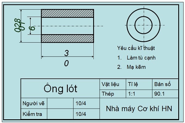 Bản vẽ chi tiết dùng để làm gì